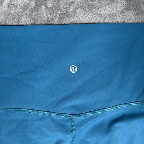 Lululemon Align High Rise Pant 25” Capri Blue Nulu Leggings Size 16 NWT - Picture 3 of 6